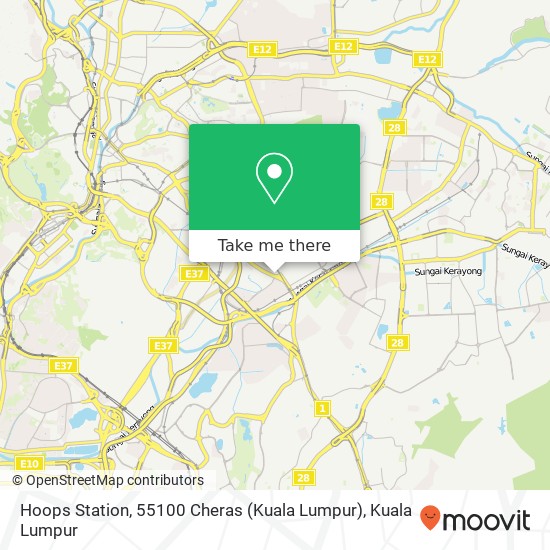 Hoops Station, 55100 Cheras (Kuala Lumpur) map