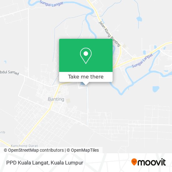 PPD Kuala Langat map