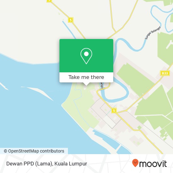 Dewan PPD (Lama) map