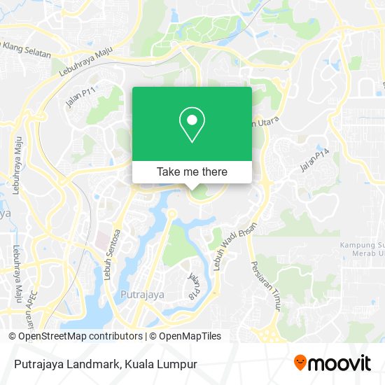 Putrajaya Landmark map