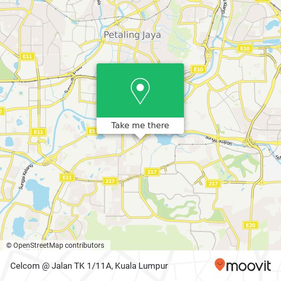 Celcom @ Jalan TK 1/11A map