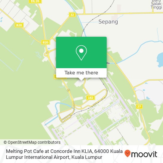 Melting Pot Cafe at Concorde Inn KLIA, 64000 Kuala Lumpur International Airport map