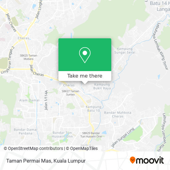 Taman Permai Mas map