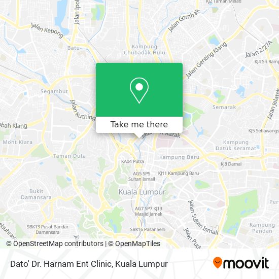 Dato' Dr. Harnam Ent Clinic map