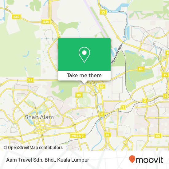 Aam Travel Sdn. Bhd. map