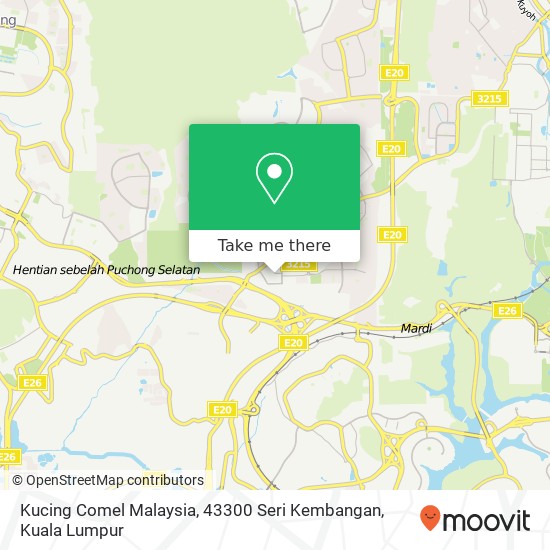 Kucing Comel Malaysia, 43300 Seri Kembangan map