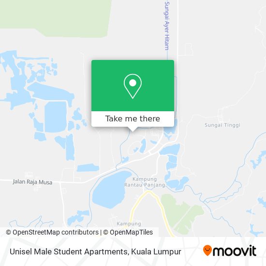 Unisel Male Student Apartments map