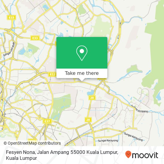 Fesyen Nona, Jalan Ampang 55000 Kuala Lumpur map