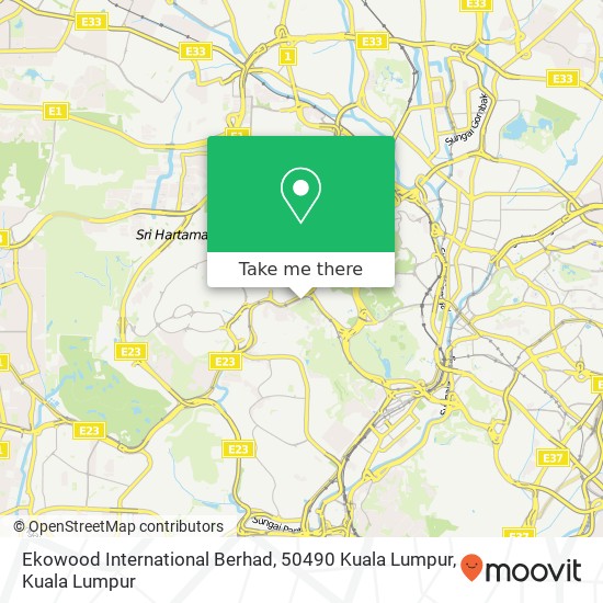 Ekowood International Berhad, 50490 Kuala Lumpur map