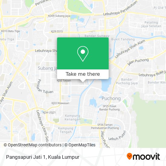 Pangsapuri Jati 1 map