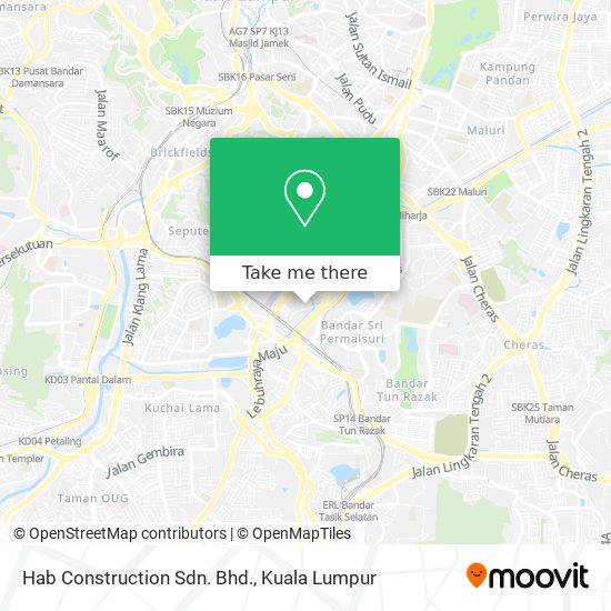 Hab Construction Sdn. Bhd. map