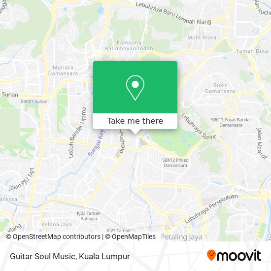 Guitar Soul Music map