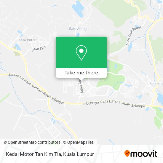 Kedai Motor Tan Kim Tia map