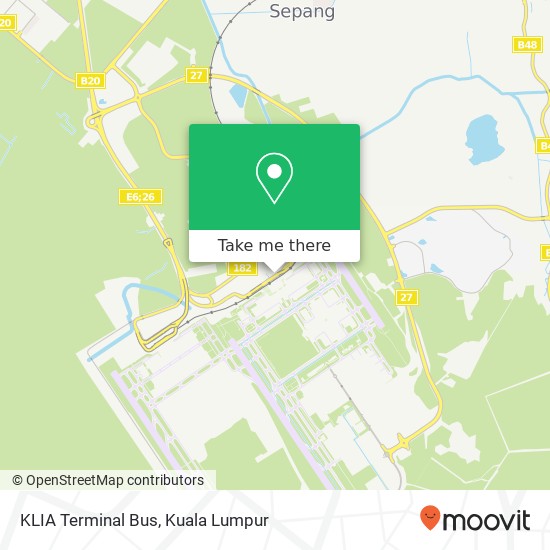 KLIA Terminal Bus map