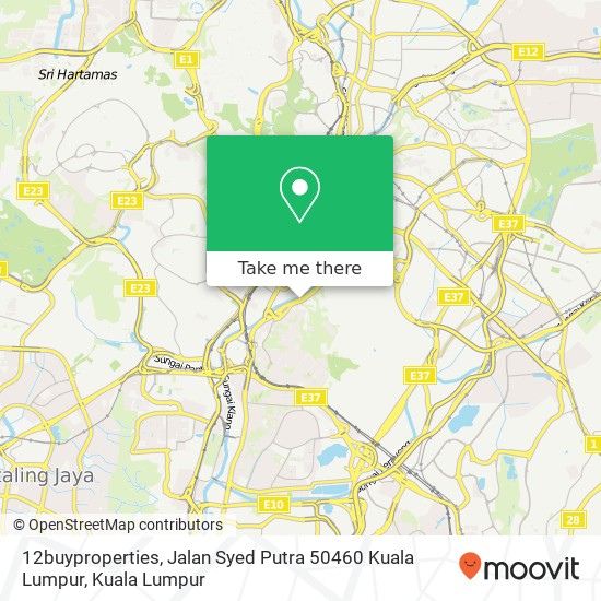 12buyproperties, Jalan Syed Putra 50460 Kuala Lumpur map