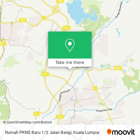 Cara Ke Rumah Pkns Baru 1 2 Jalan Bangi Di Hulu Langat Menggunakan Bis Mrt Lrt Atau Kereta Moovit