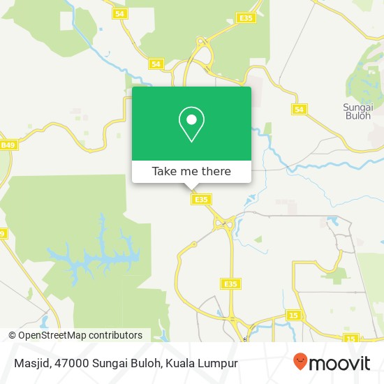 Masjid, 47000 Sungai Buloh map