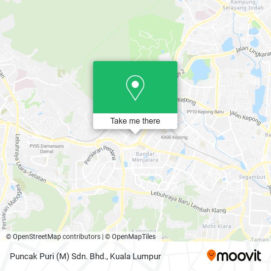 Puncak Puri (M) Sdn. Bhd. map