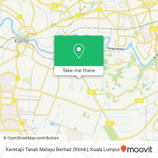 Keretapi Tanah Melayu Berhad (Ktmb) map