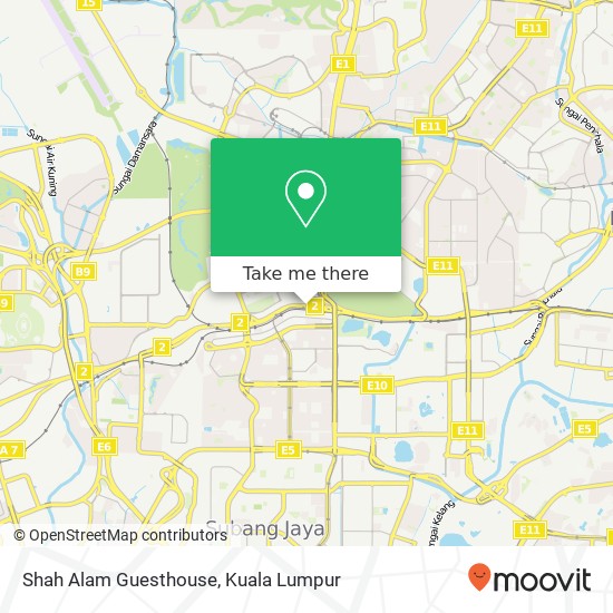 Shah Alam Guesthouse map