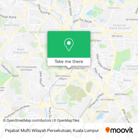 Pejabat Mufti Wilayah Persekutuan map