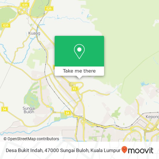 Peta Desa Bukit Indah, 47000 Sungai Buloh