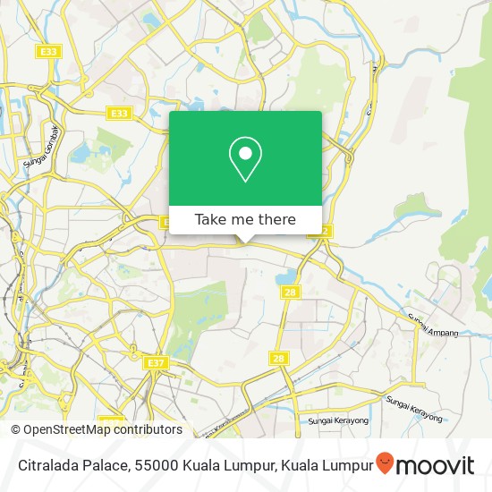 Citralada Palace, 55000 Kuala Lumpur map