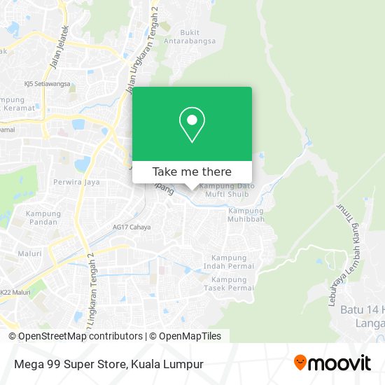 Mega 99 Super Store map