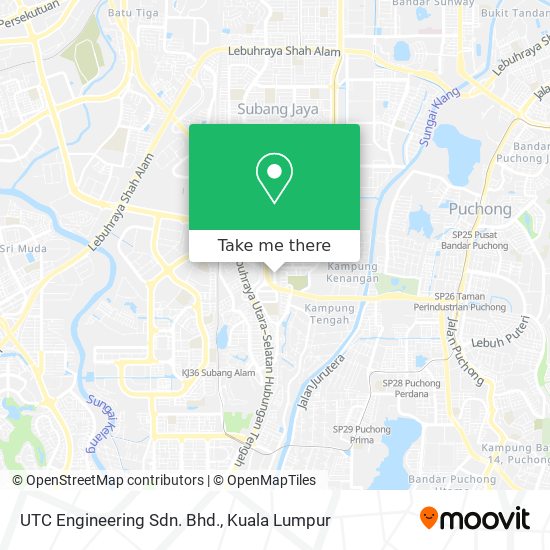 UTC Engineering Sdn. Bhd. map