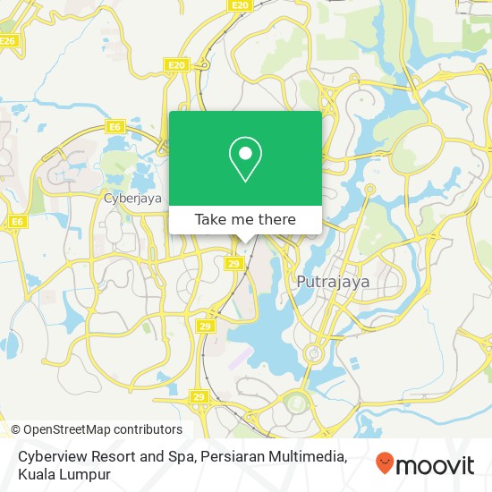 Cyberview Resort and Spa, Persiaran Multimedia map