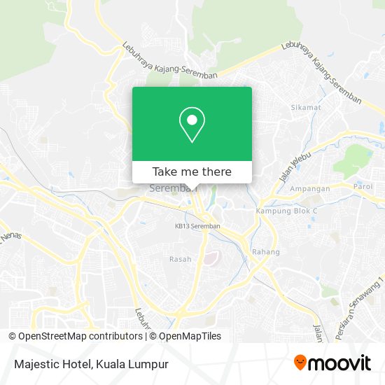 Majestic Hotel map