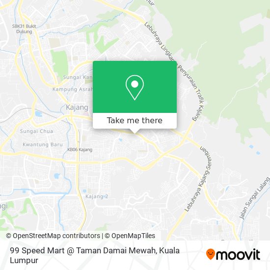 Peta 99 Speed Mart @ Taman Damai Mewah