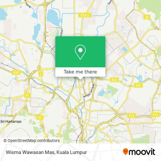 Wisma Wawasan Mas map