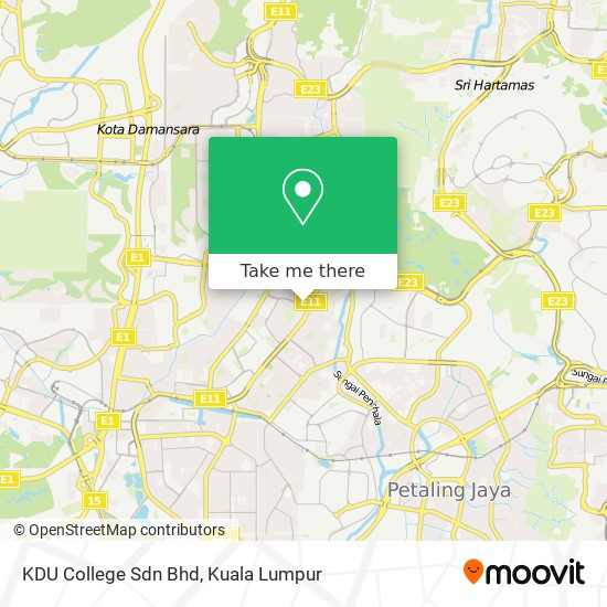 KDU College Sdn Bhd map