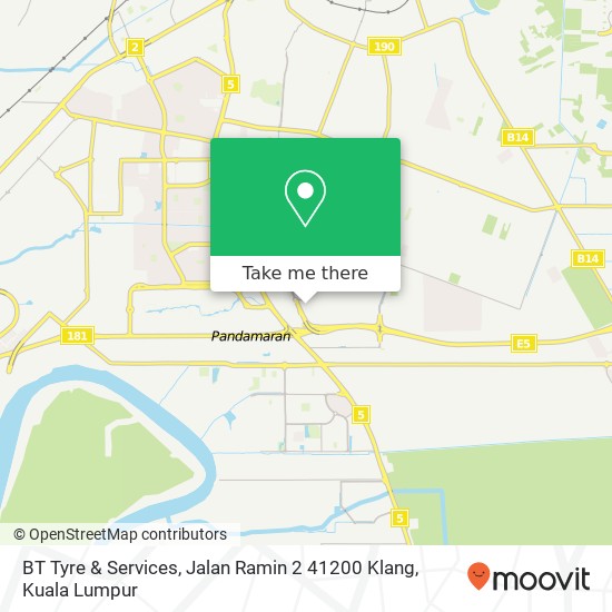 BT Tyre & Services, Jalan Ramin 2 41200 Klang map
