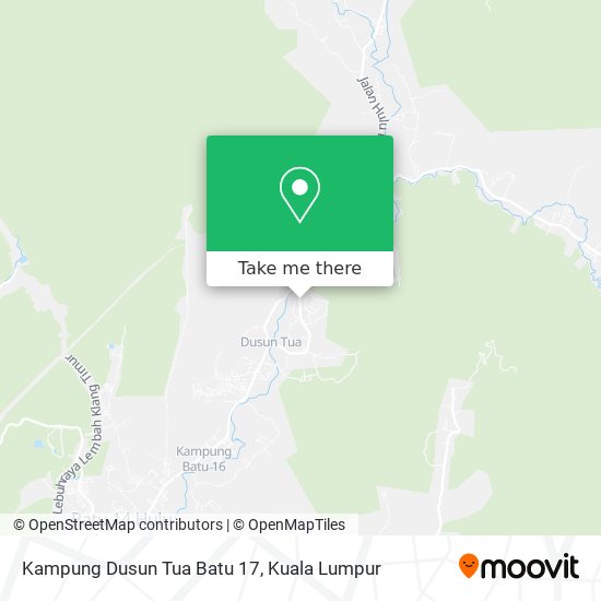 Kampung Dusun Tua Batu 17 map