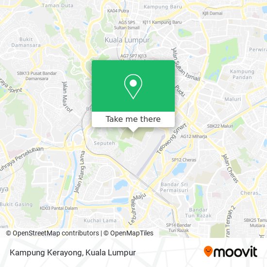 Peta Kampung Kerayong
