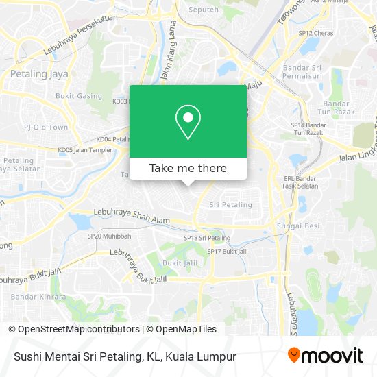 Peta Sushi Mentai Sri Petaling, KL