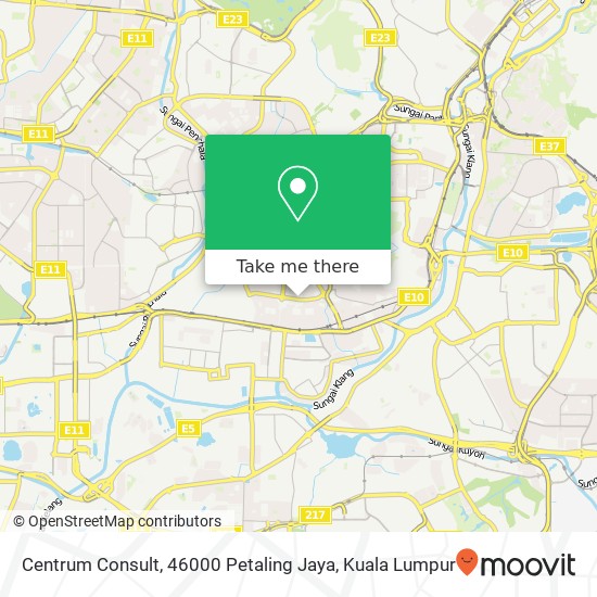 Peta Centrum Consult, 46000 Petaling Jaya
