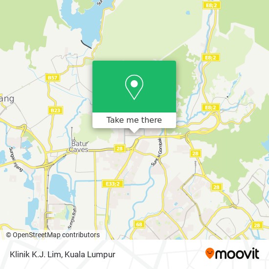 Klinik K.J. Lim map