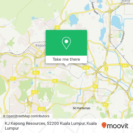 KJ Kepong Resources, 52200 Kuala Lumpur map