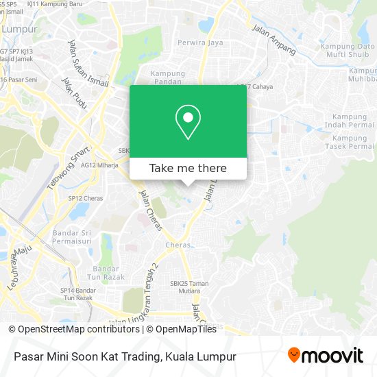 Peta Pasar Mini Soon Kat Trading