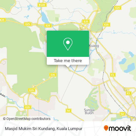 Peta Masjid Mukim Sri Kundang
