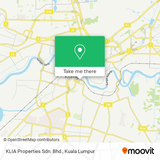 KLIA Properties Sdn. Bhd. map