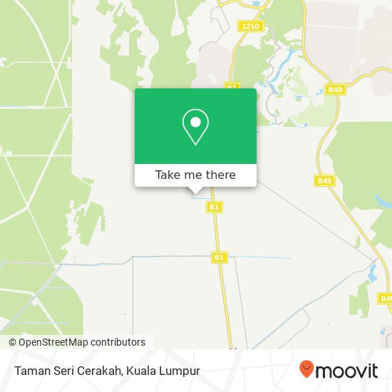 Taman Seri Cerakah map