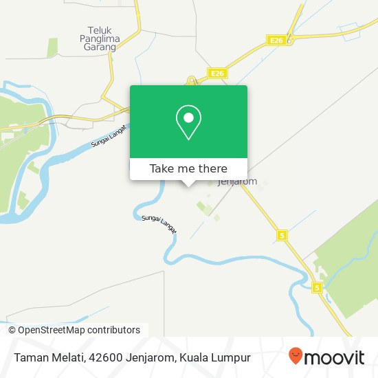 Taman Melati, 42600 Jenjarom map