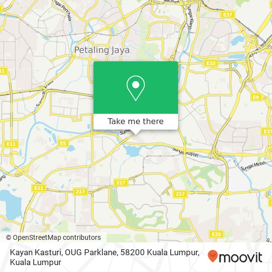 Kayan Kasturi, OUG Parklane, 58200 Kuala Lumpur map