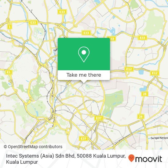 Intec Systems (Asia) Sdn Bhd, 50088 Kuala Lumpur map