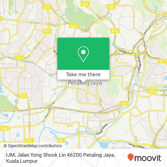 IJM, Jalan Yong Shook Lin 46200 Petaling Jaya map