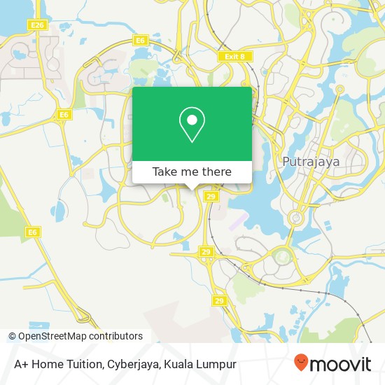 A+ Home Tuition, Cyberjaya map